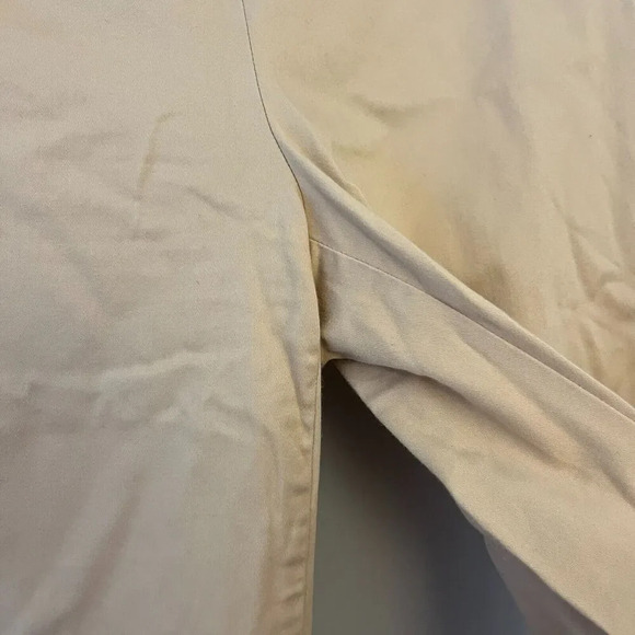 Lilly Pulitzer Womens Beige Palm Beach Fit Pants 4 Straight Side Zip Flat Front - Picture 6 of 12